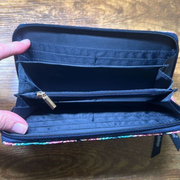 Simply Southern Pink Pineapple Wristlet Wallet Clutch - Picture 6 of 8